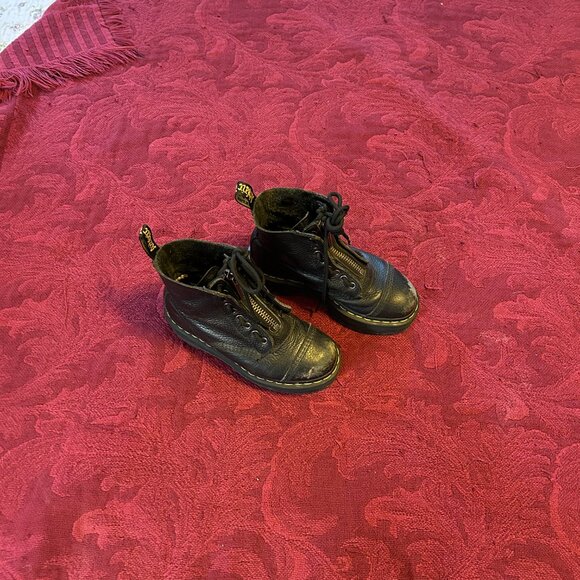 Dr. Martens Black Platform Boots - Picture 2 of 6